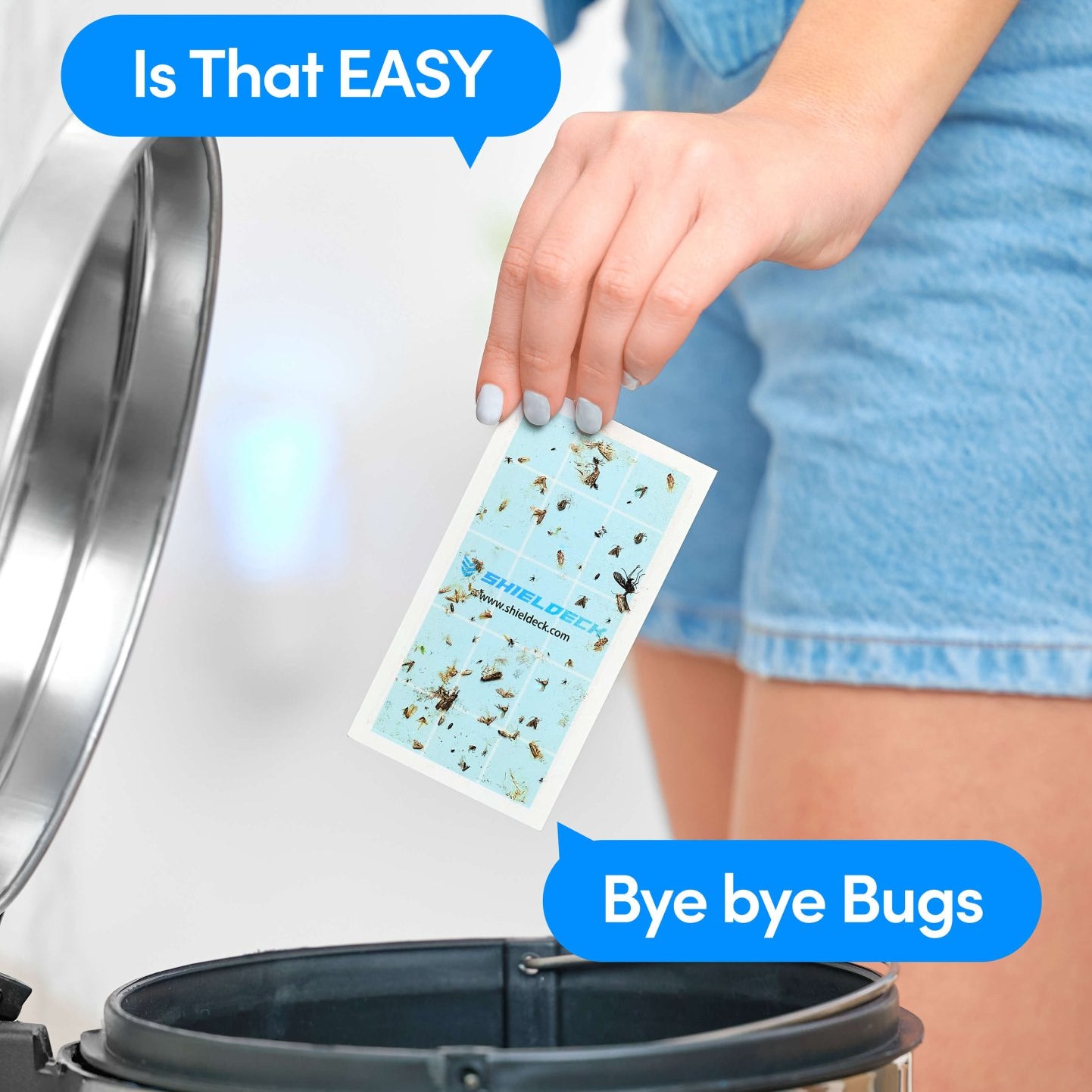 Shieldeck® BuzzTrap – Smart Indoor UV Trap for Flies, Gnats, Mosquitoes, Fruit Flies & More (Copy) - Shieldeck