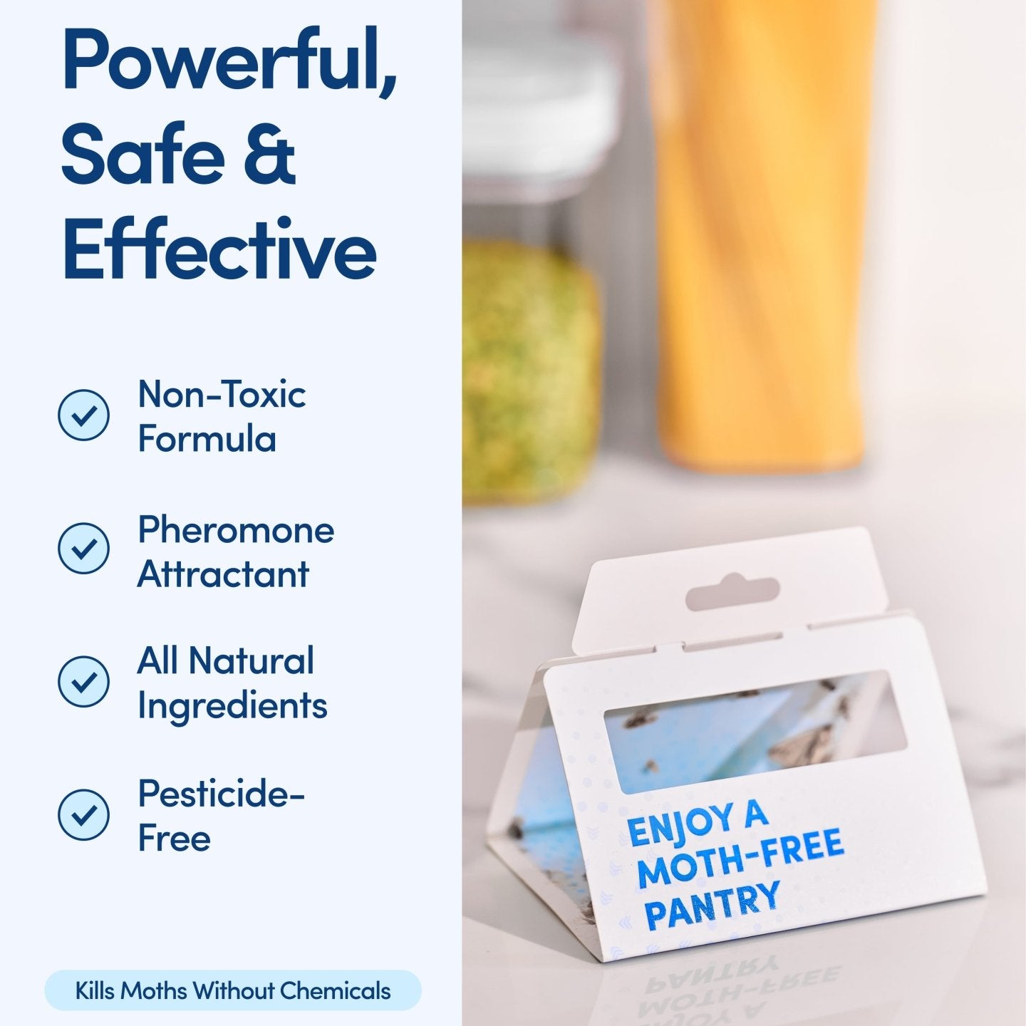 Shieldeck Pantry Moth Traps with Pheromones Prime (8 - Pack) - Shieldeck