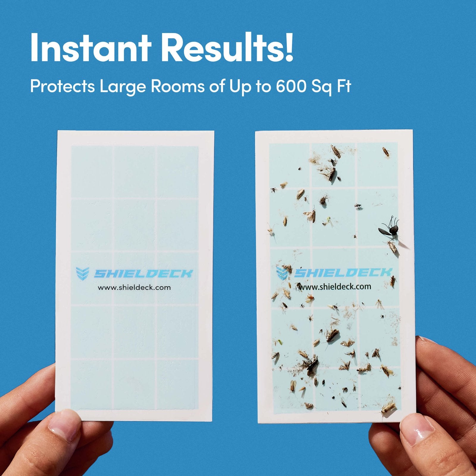 Shieldeck® BuzzTrap - Plug - In Indoor Insect Smart UV Trap - Shieldeck