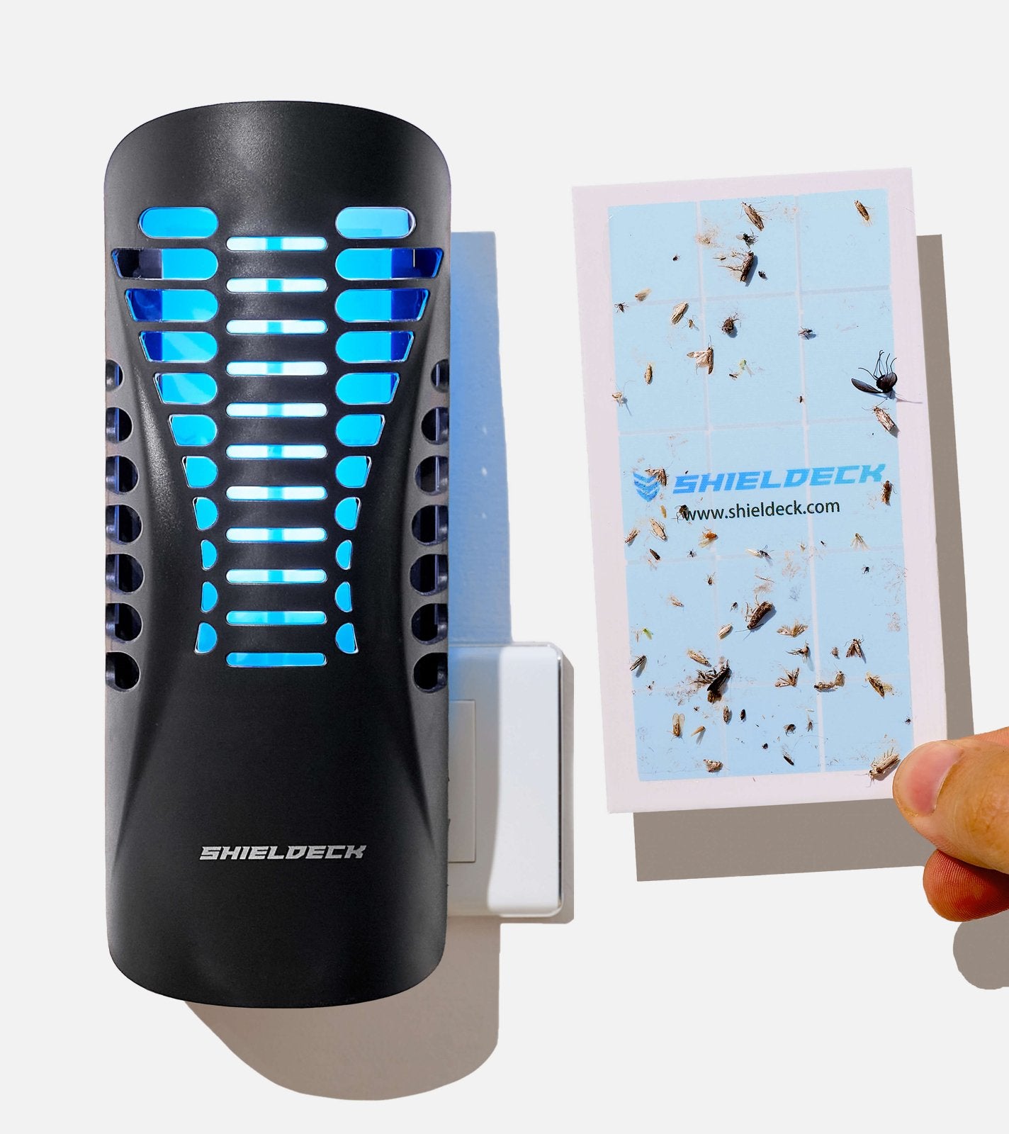 Shieldeck® BuzzTrap - Plug - In Indoor Insect Smart UV Trap - Shieldeck