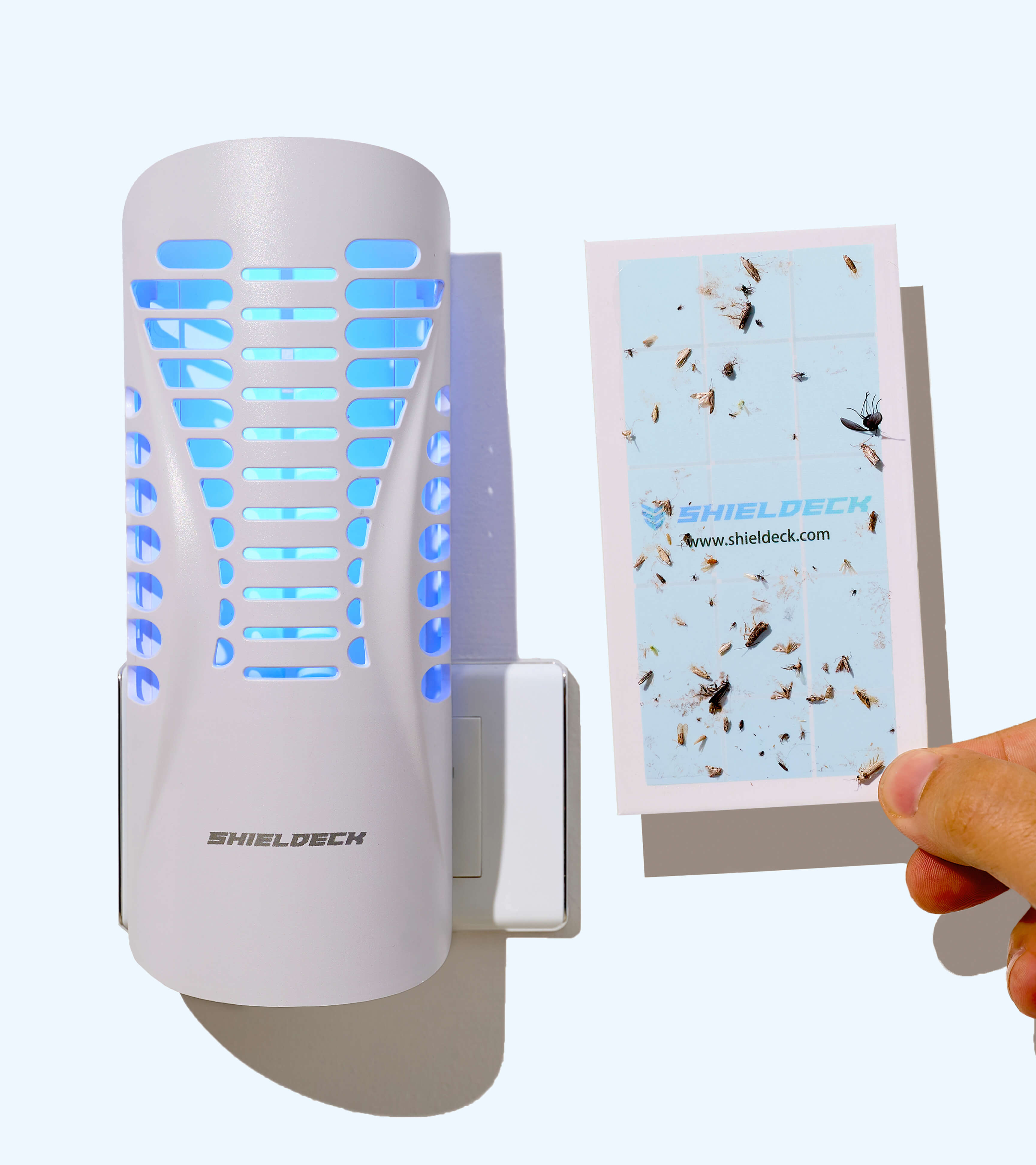 Shieldeck® BuzzTrap - Smart Indoor Insect UV Trap.