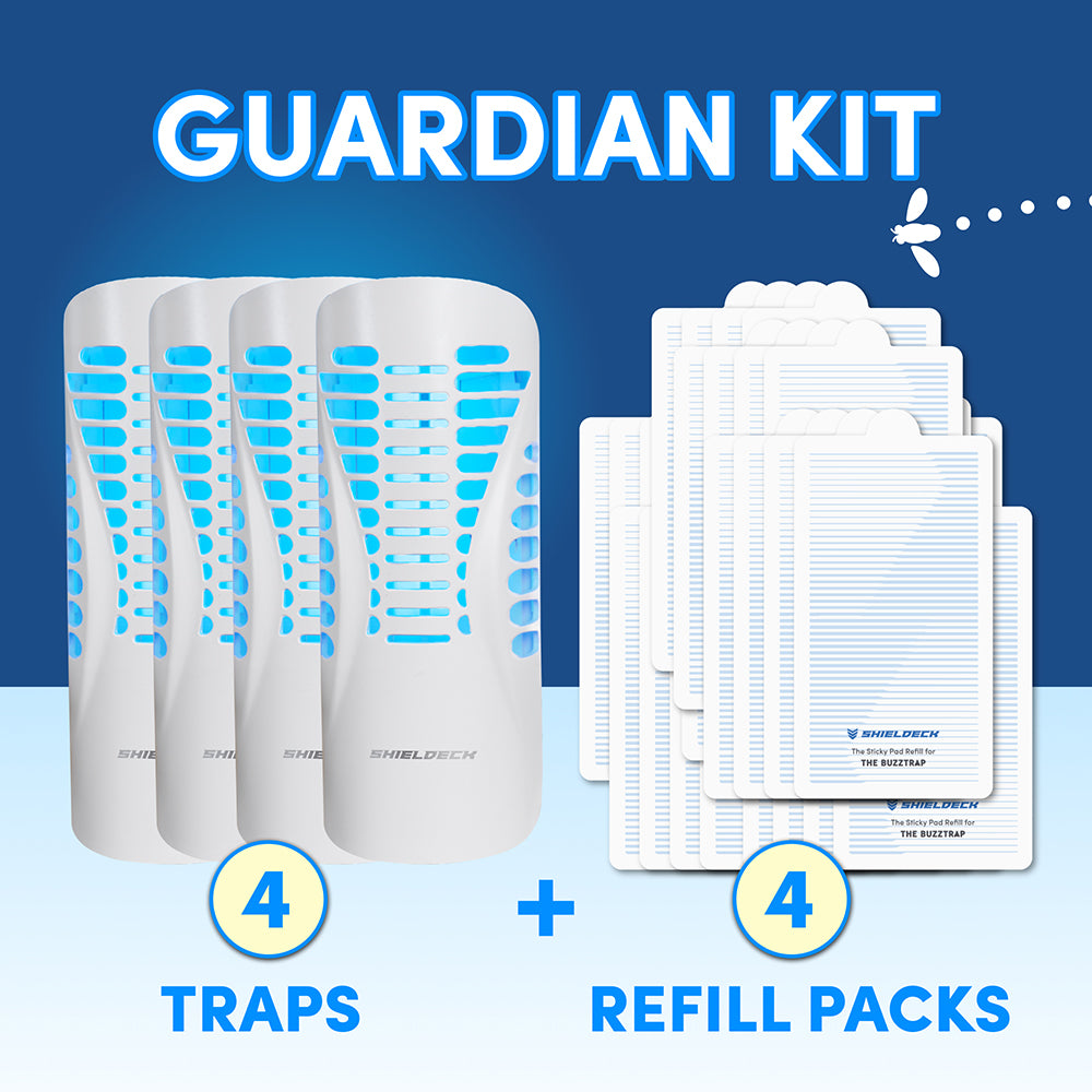 Guardian Kit (4 Traps + 4 Refills Packs)