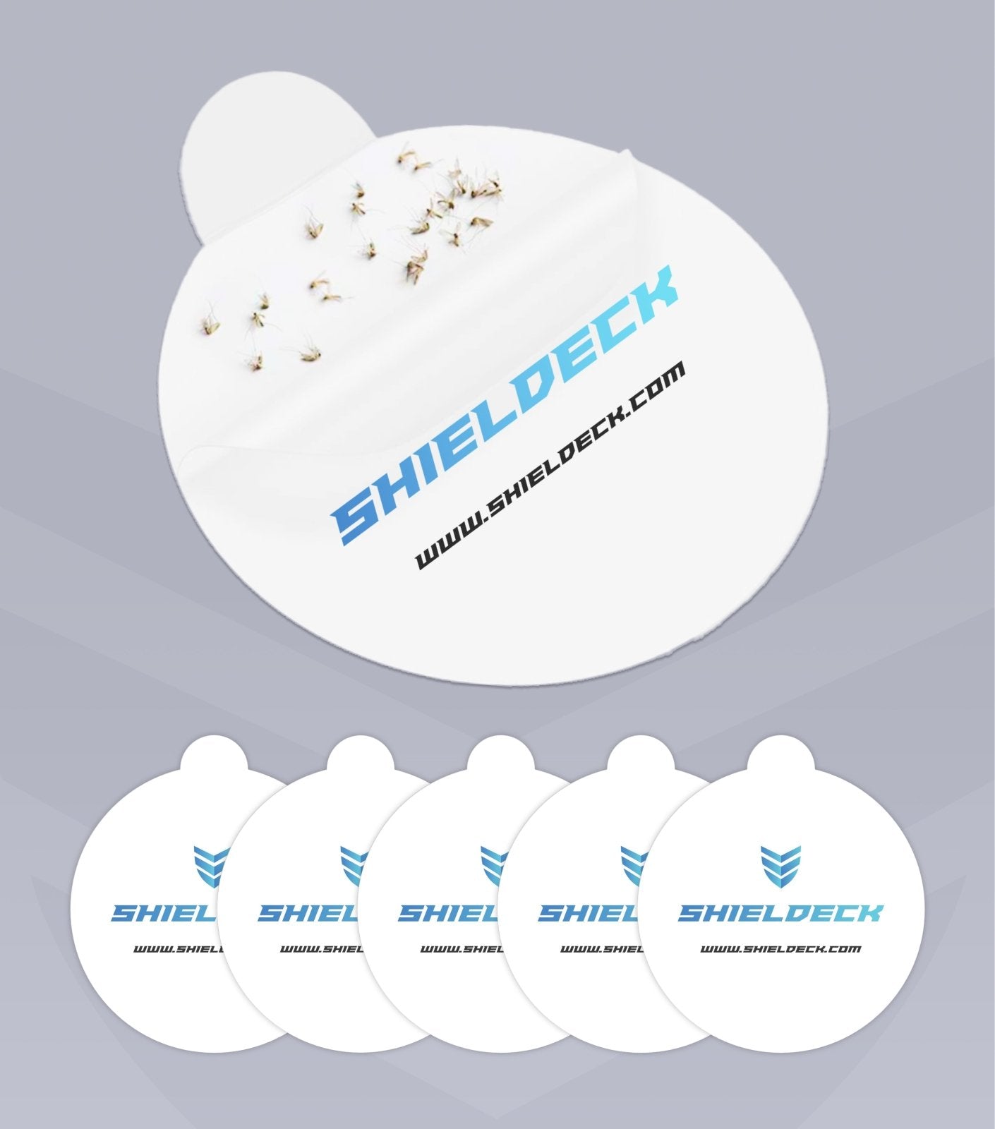 GlowTrap Refills - 5 Sticky Pads Pack - Shieldeck